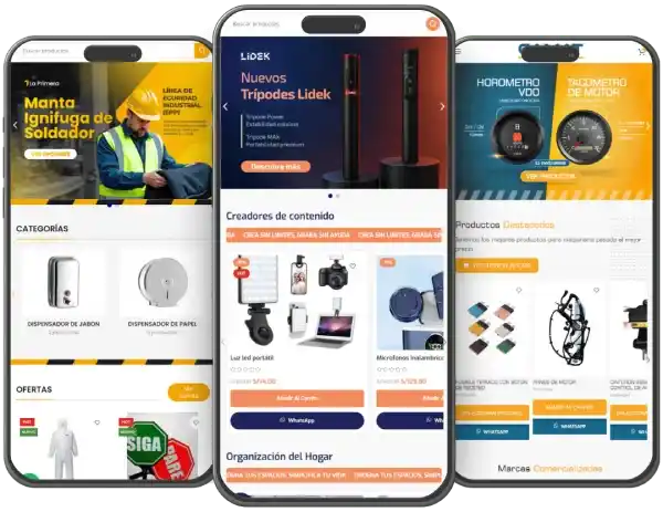 Página web adaptable y optimizada para todos los dispositivos